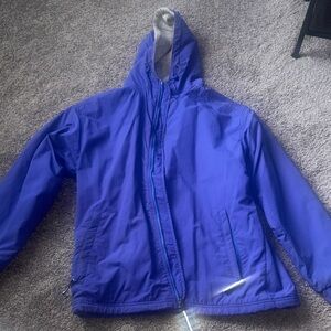 Charles River Apparel Purple Hooded Windbreaker